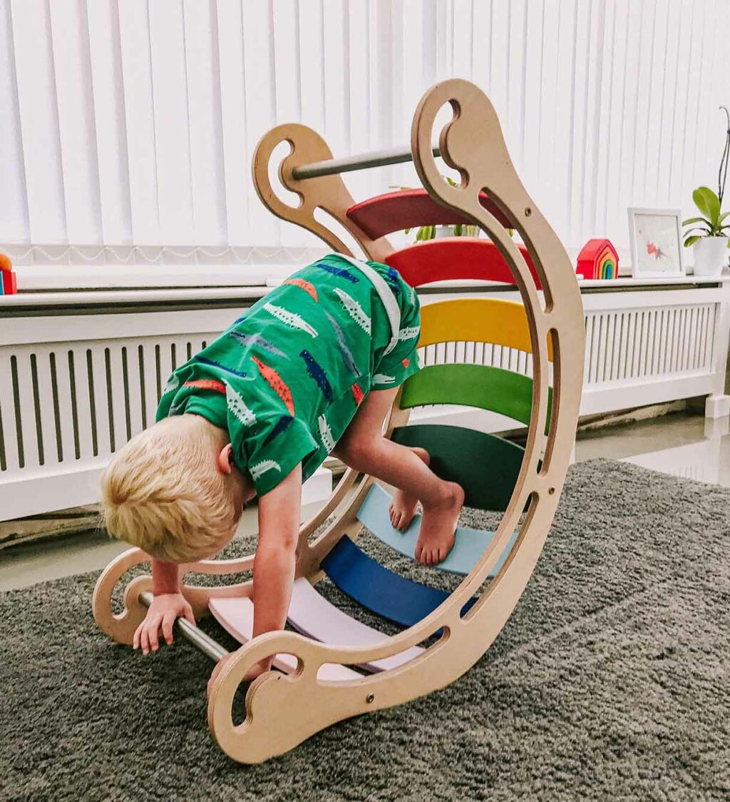 Klimboog regenboogkleuren