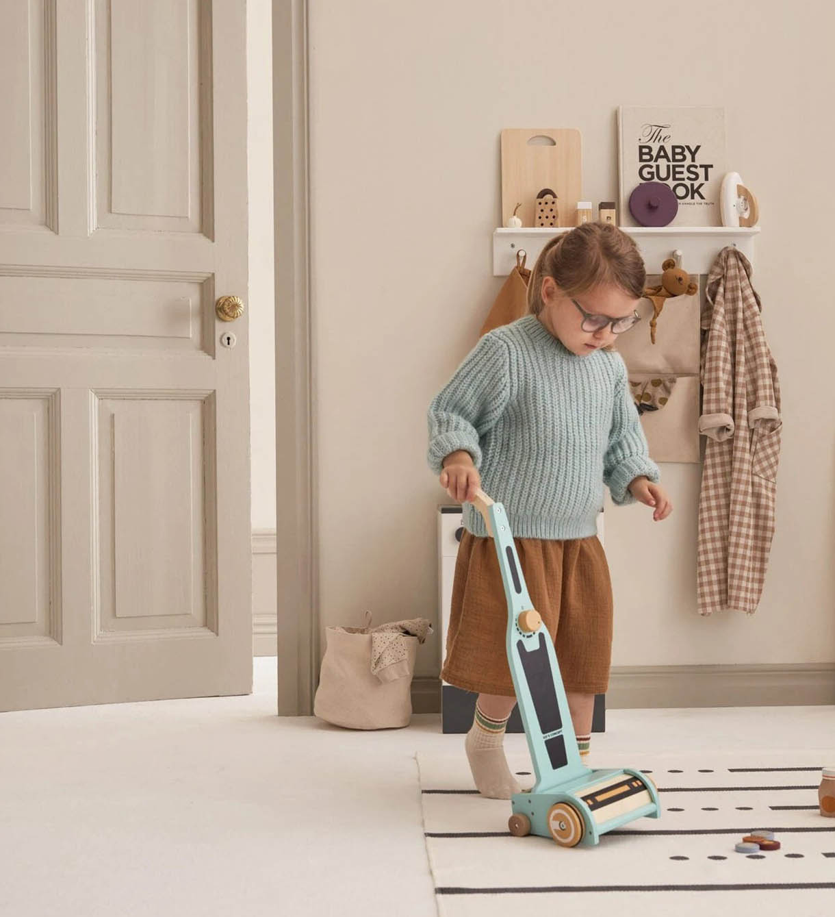 rekken slagader vroegrijp Houten stofzuiger Kid's Concept Kid's Hub mintgroen - Jindl