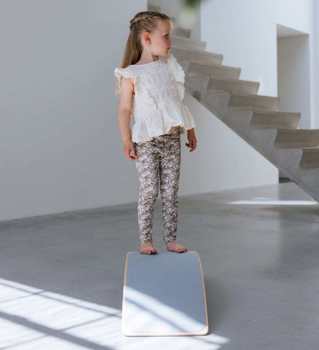 Balance board met vilt grijs Jindl