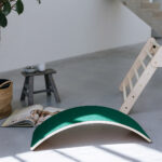 Balance board met vilt groen