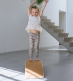 Balance board met vilt khaki Jindl