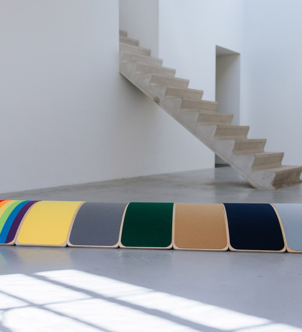 Balance boards van Jindl met vilt meerdere kleuren
