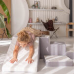 Foamblokken speelset Jindl wit grijs