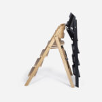 KAOS kinderstoel Klapp zwart en eiken