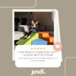 Review - Foam speelset foamblokken trap + glijbaan Jindl® multicolor