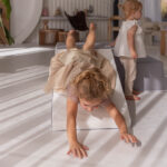 speelset foamblokken Jindl wit en grijs