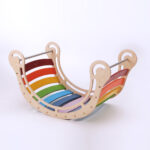 Klimboog XXL regenboogkleuren als wip