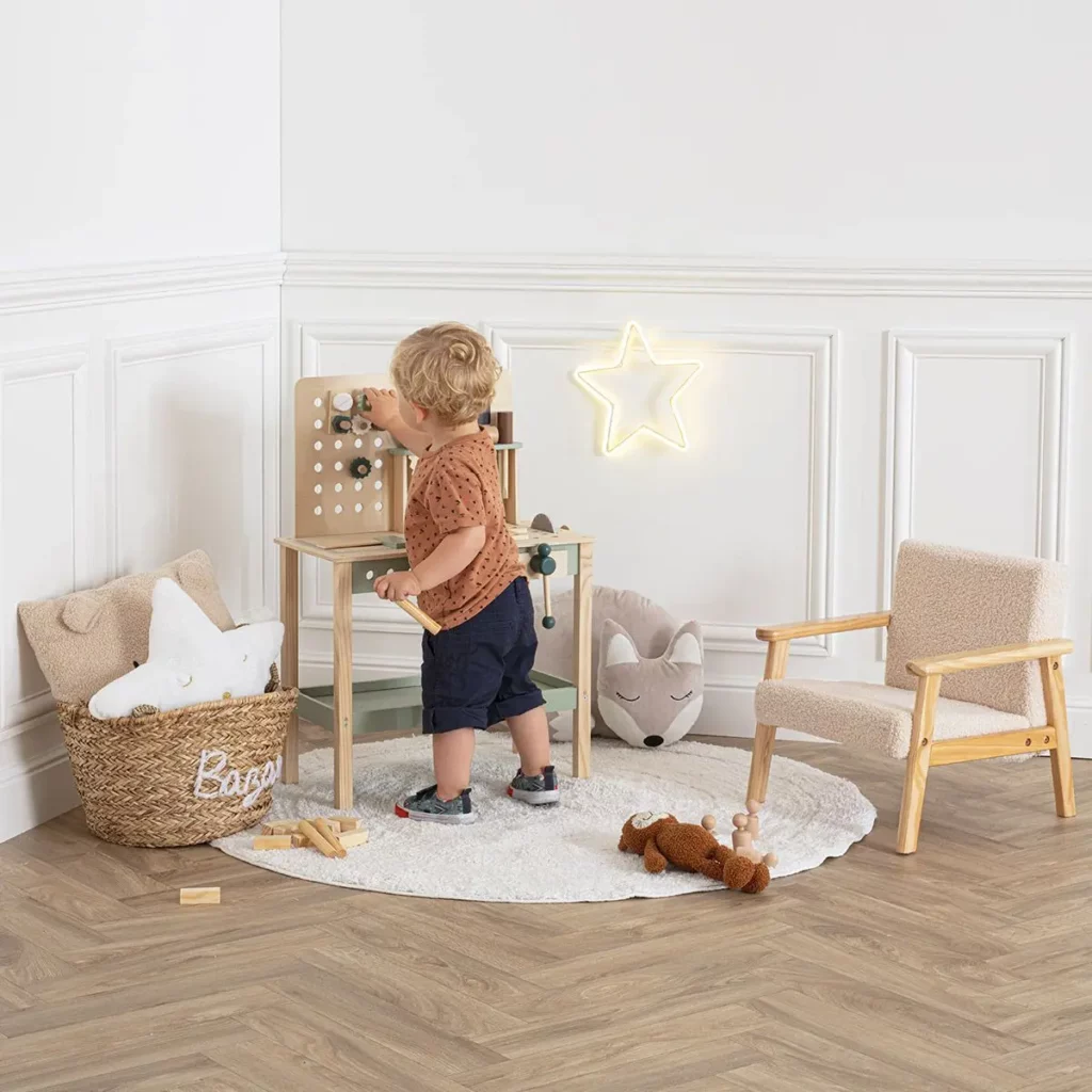 Werkbank mintgroen Jindl sfeerfoto