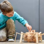 Kapla voorbeelden blokken spin