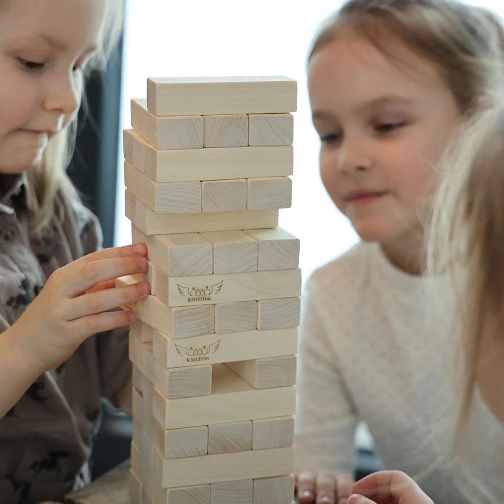 Voorafgaan Schiereiland katje Spel met houten blokken | Je vindt het bij Jindl!