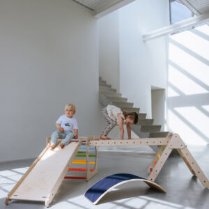 Klimrek set Jindl regenboogkleuren