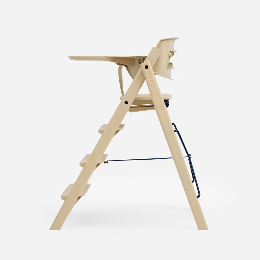 KAOS veiligheidsbeugel met eetblad zandkleur zijkant Veiligheidsbeugel en eetblad KAOS kinderstoel zandkleur - Image 3