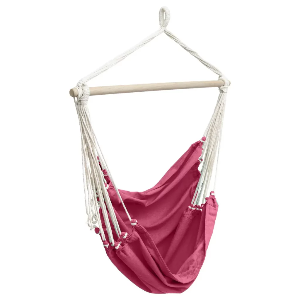 Hangstoel donkerroze Jindl Swing