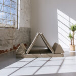 Speelbank speelmatras in beige Jindl
