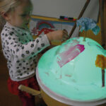 Licht in koepel lichtbak