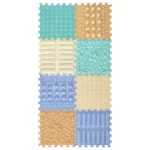 Sensorische structuurmat pastel set van 8