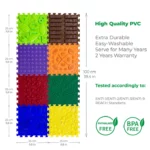 Structuurmatten 8 delig Ortonature uitleg