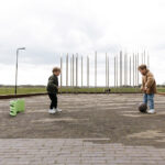 Voetballen met jindl balance board outdoor