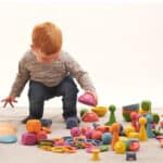 Houten sorteerset | speelset Tickit regenboog Jindl