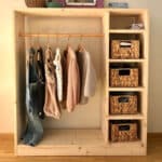 Houten montessori kledingkast manine Jindl