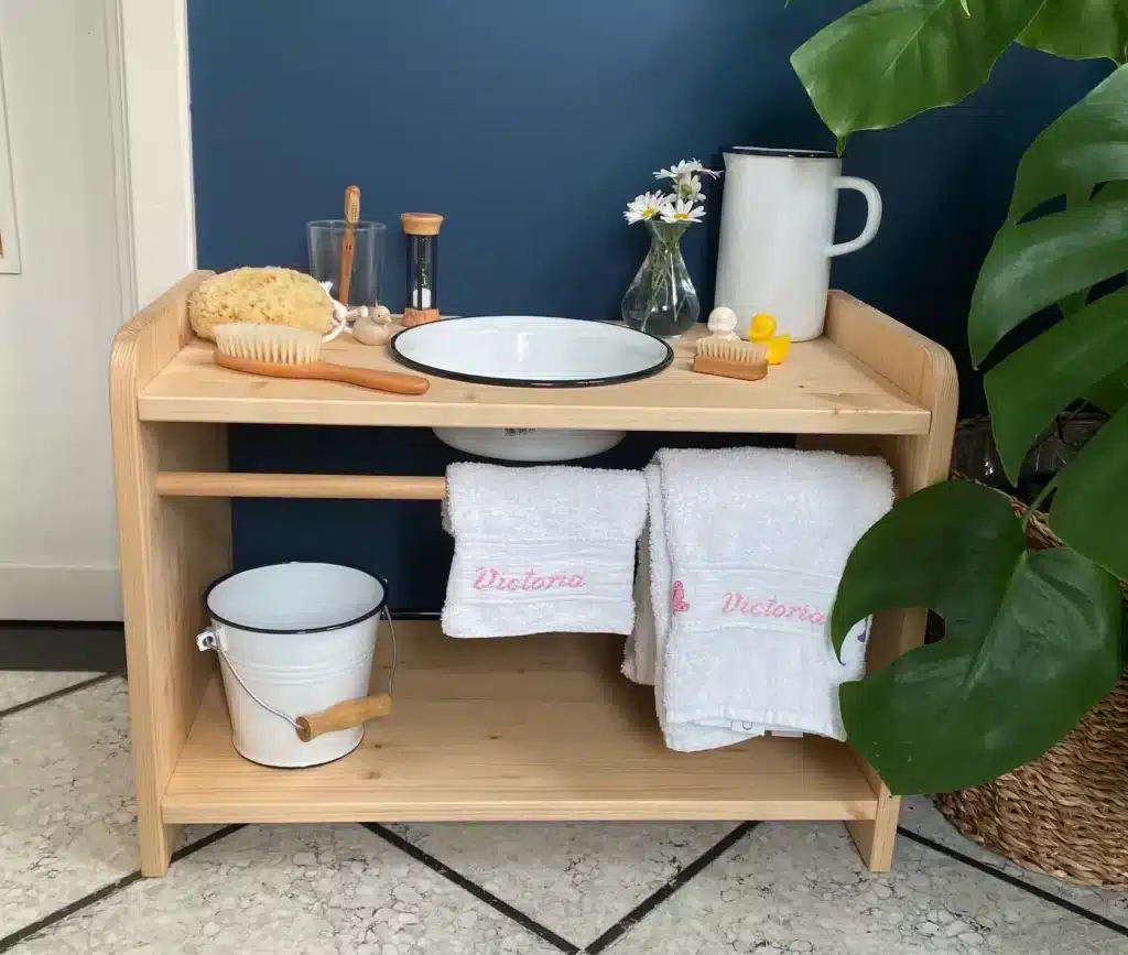 Wastafel met 1 waskom Manine