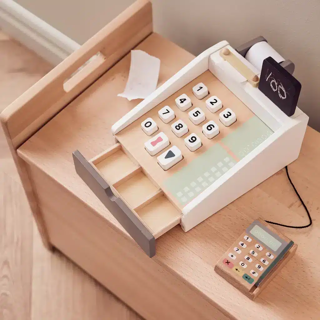 Kassa voor kinderen kid's concept