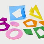 Geometrische vormen TickiT rechtop