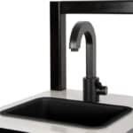 Kinderspeelgoed keuken zwart Small Foot kraan