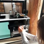 Kinderspeelgoed keuken zwart Small Foot oven