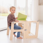 Jindl leertoren 2-in-1 hout boekje lezen