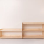 Jindl speelgoedkast laag en hoog set van 2