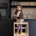 Leertoren Jindl houtkleur 2-in-1