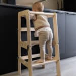 Leertoren Jindl houtkleur 2-in-1 stap 3