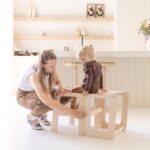 Klipje van leertoren vastzetten