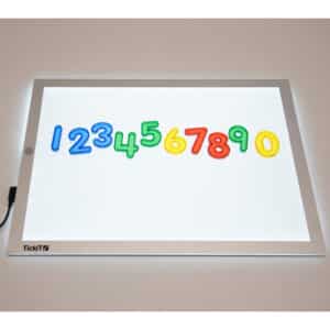 Lichtpaneel A3 voorbeeld TickiT