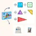 Magnetisch speelgoed set van 60