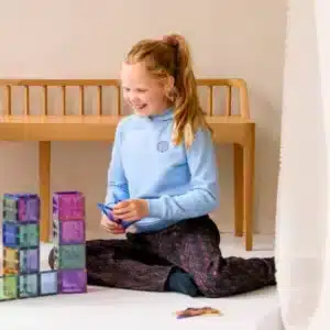 Magnetische speelgoed in pastelkleuren