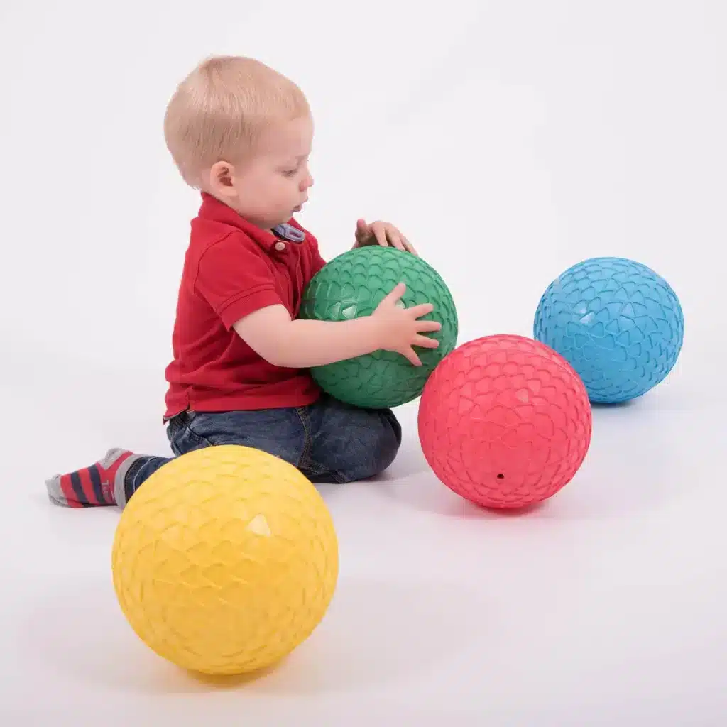 Ballenset easy grip Tickit 4 kleuren Ballenset easy grip Tickit 4 kleuren