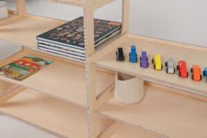 Details speelgoedkast Jindl