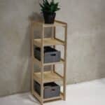 Hoge ranke opbergkast