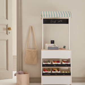 Marktstand aus Holz Kid's Concept HUB weiß