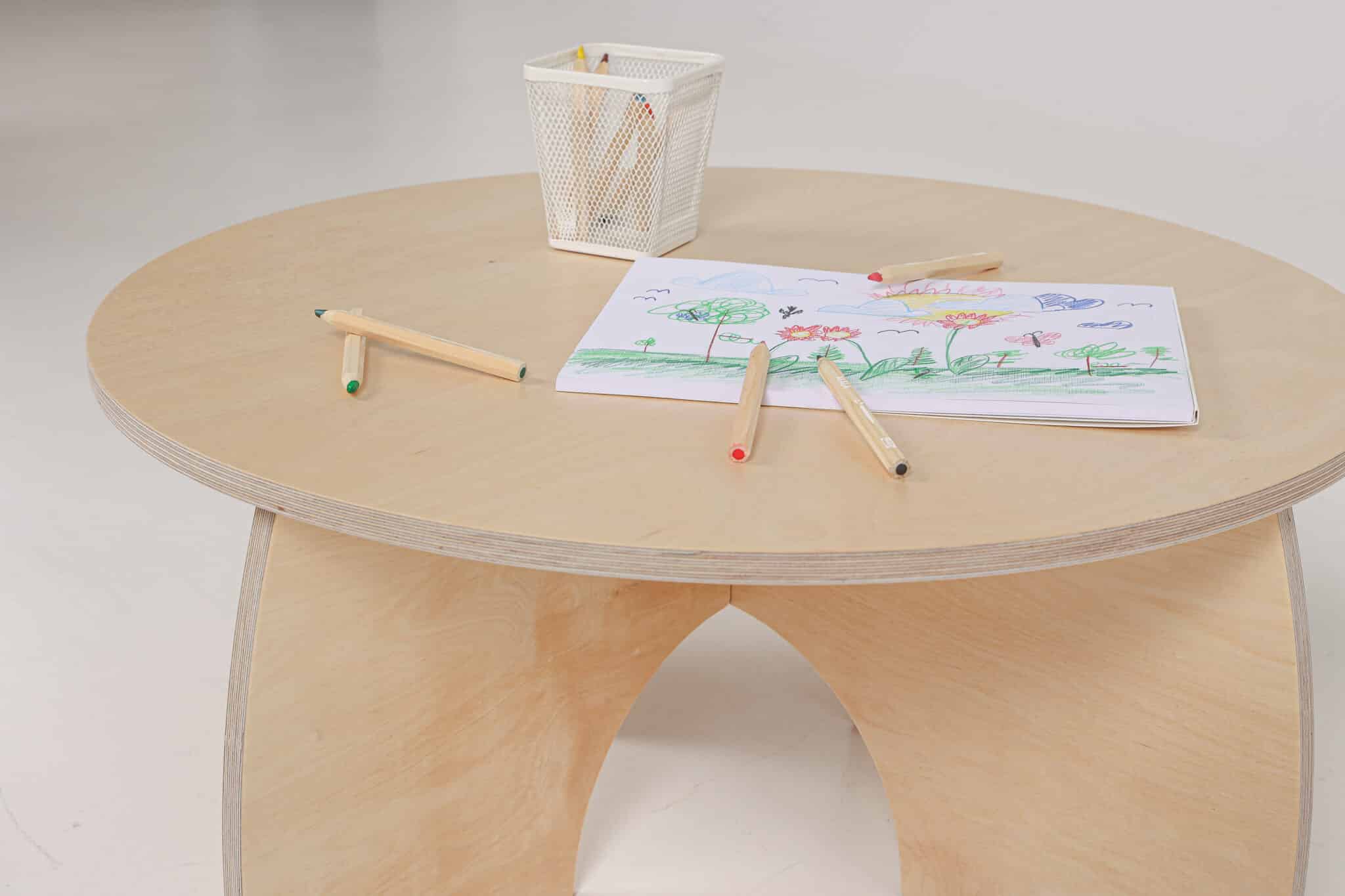 Montessori kindertafel rond Jindl® - Jindl