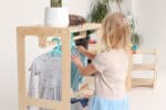 Open kledingkast kinderen