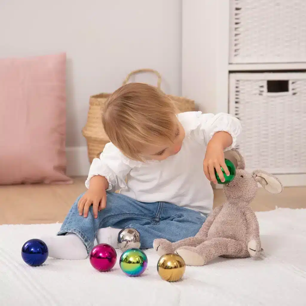 Sensorische reflecterende mystery ballen Tickit kleur spelen