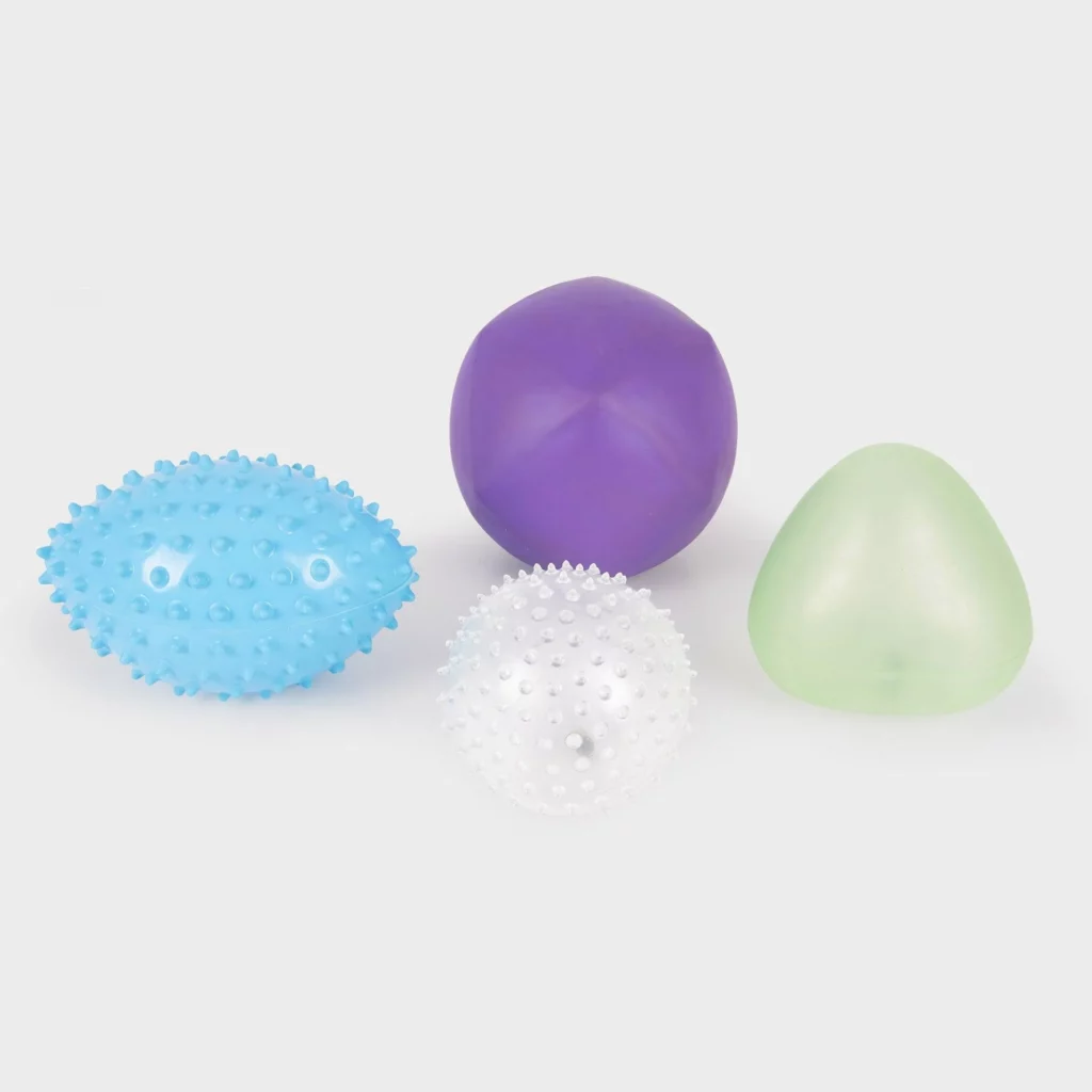Set met 4 verschillende ballen easy Tickit
