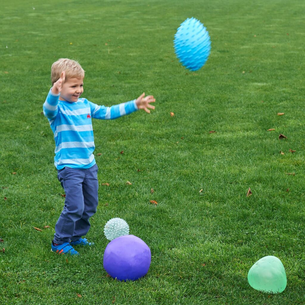 Set met 4 verschillende ballen easy Tickit spelen
