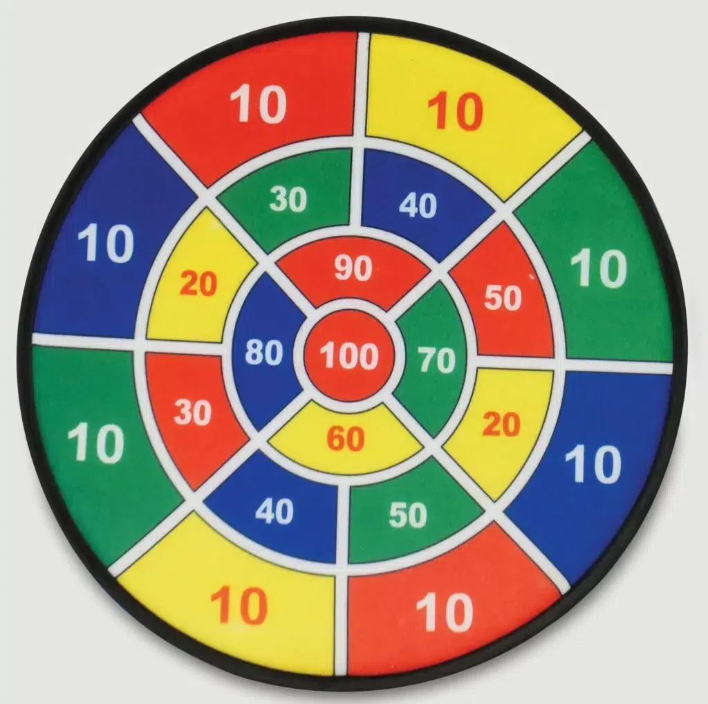 Wiskunde werpspel bord met ballen Tickit bord 3 Wiskunde werpspel bord met ballen Tickit bord 3