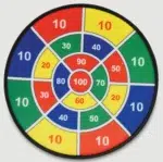 Wiskunde werpspel bord met ballen Tickit bord 3