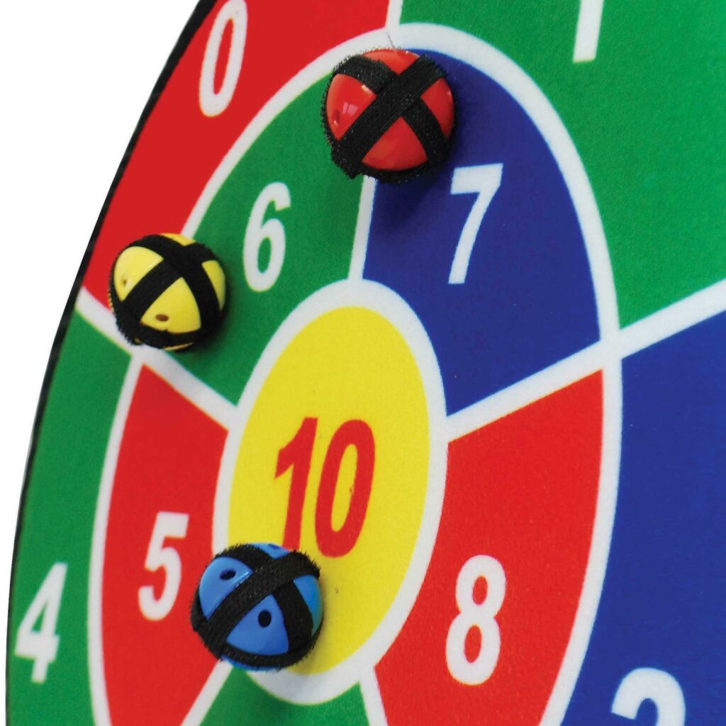 Wiskunde werpspel bord met ballen Tickit detail Wiskunde werpspel bord met ballen Tickit detail