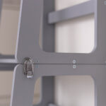 2-in-1 leertoren Jindl grijs detail hardware